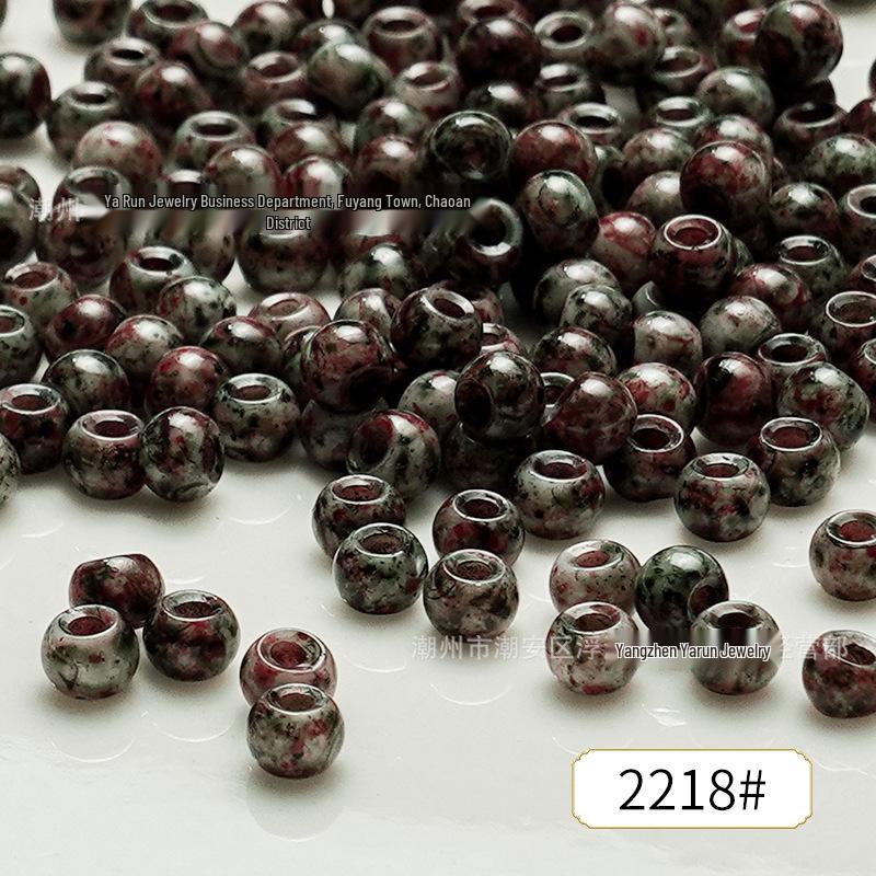 4mm Picasso Glass Seed Beads for DIY Jewelry: Bracelet, Necklace, Ring Accessories