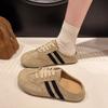 Retro bag head half slippers women's outer wear spring and summer new one-pedal lazy shoes without heel casual