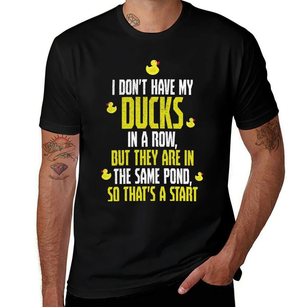 I dont have my ducks in a row but they are in the same pond so thats a start TShirt Trend Art Print TShirt