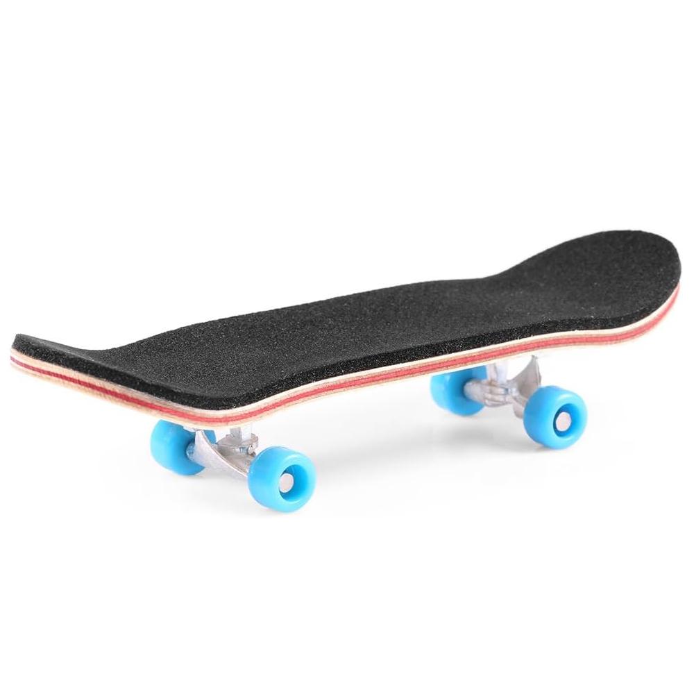 Children's Wooden Finger Skateboard Toy With Professional Stents Novelty Fingerboard Set Ideal Birthday Gift