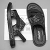 Sandals Men's Summer Non-slip Thick-soled Beach Shoes Soft-soled Father Wear Breathable Dual-purpose Vietnamese Cold Slippers Have No Taste