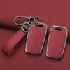 Car Key Case Cover For Hyundai Genesis Coupe Sonata Ix35 For Kia Forte Sportage K2 K5 Zinc Alloy Leather Protector Accessories