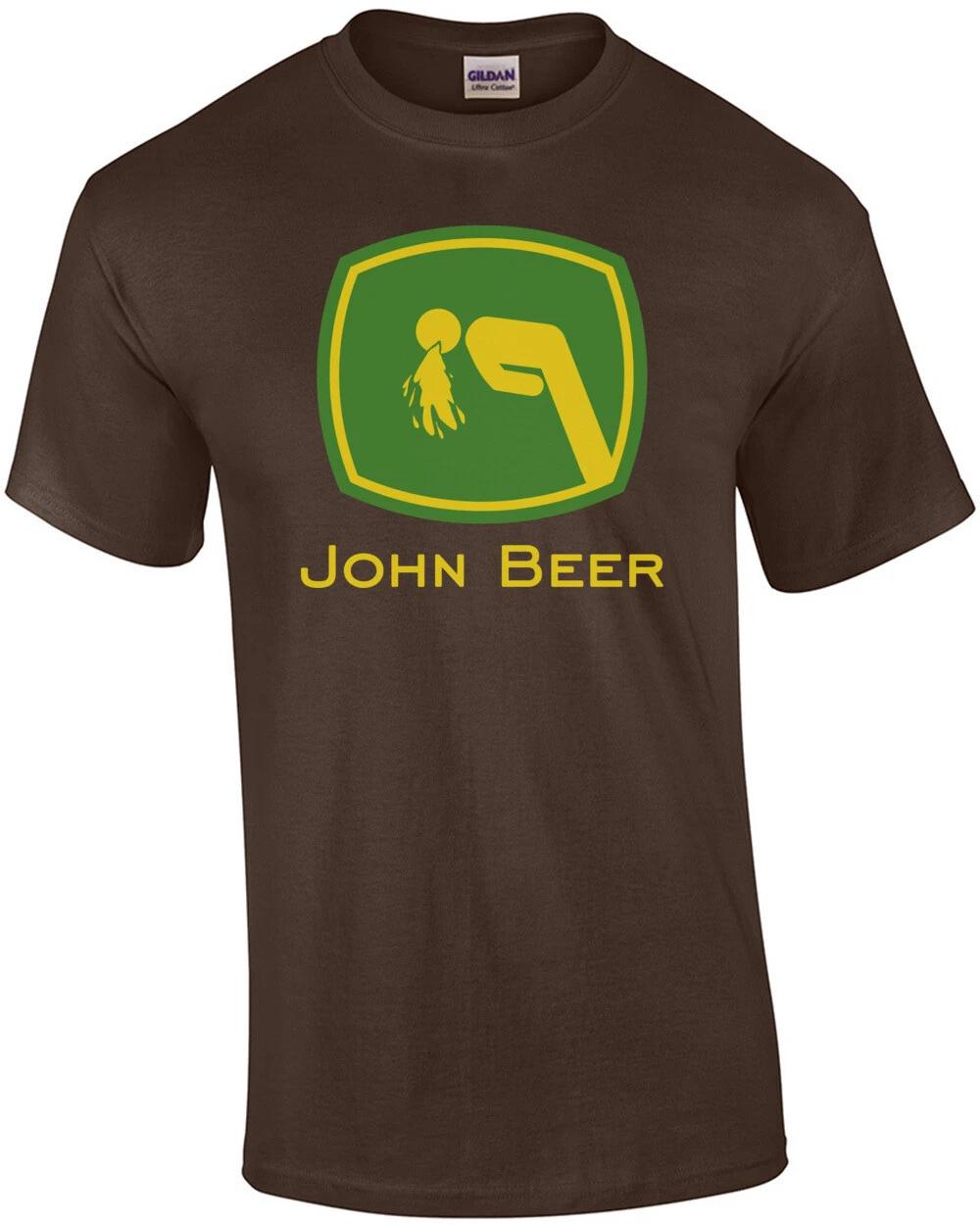 

John Beer Funny Drinking Shirt XL