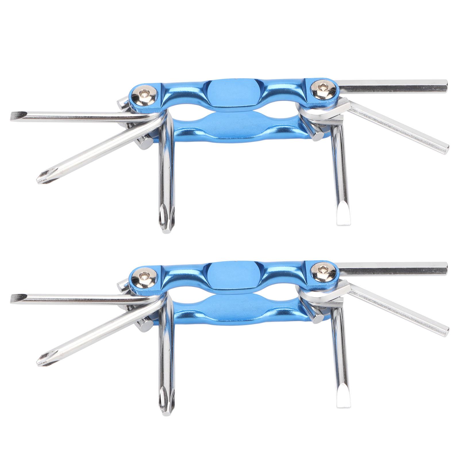 

2 шт. Складная отвертка Эргономичная рукоятка Прочная Высокоуглеродистая сталь Гибкий Набор складных отверток