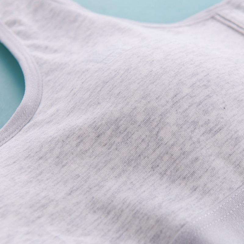 Color Cotton Pure Cotton Developmental Training Vest for 10 Years Old Primary School Girls Soft Daily Inner Undergarment for Puberty Kids