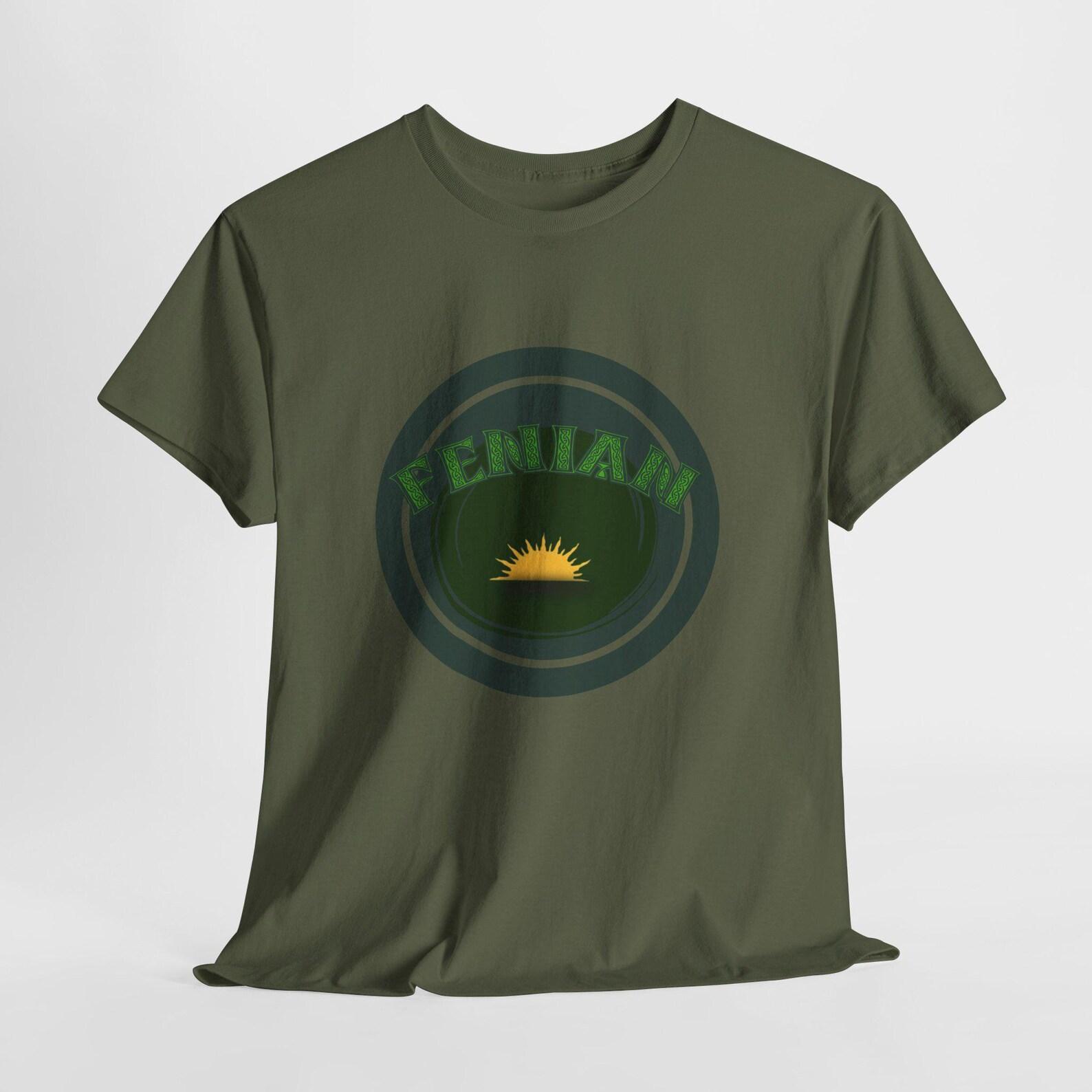 Fenian Irish Tee | Celtic Shamrock Heritage Tee S