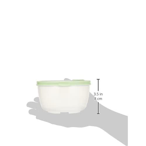 Iwasaki Industries Food Storage Container Air Keeper Bowl, Green, 900ml, A-038 SG