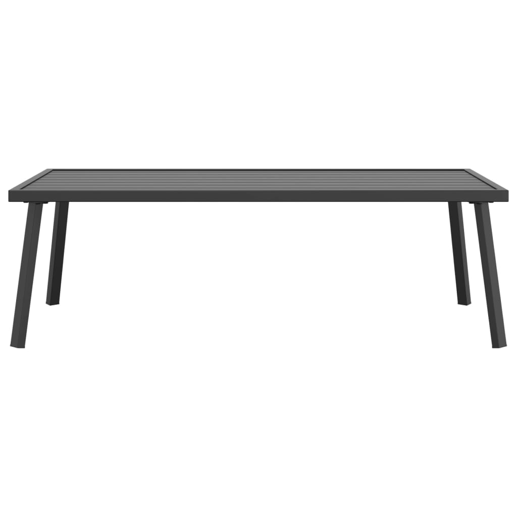 Garden Coffee Table Anthracite 110 x 55 x 35 cm Steel