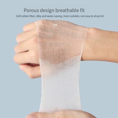 200 STKS Nat Katoen Stretch Wegwerp Waterbesparend Wattenschijfje Draagbare Make-up Verwijderen Katoen Stuk Ademend Gezichtsmasker Papier