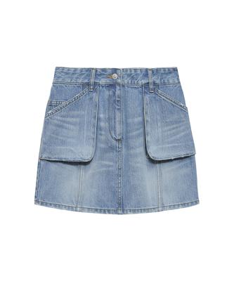 Instant Punk Cargo Denim Mini Skirt
