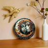 Classic Sun and Moon Metal Tin Sign Wall Art for Home Decor Pre Drilled for Outdoor