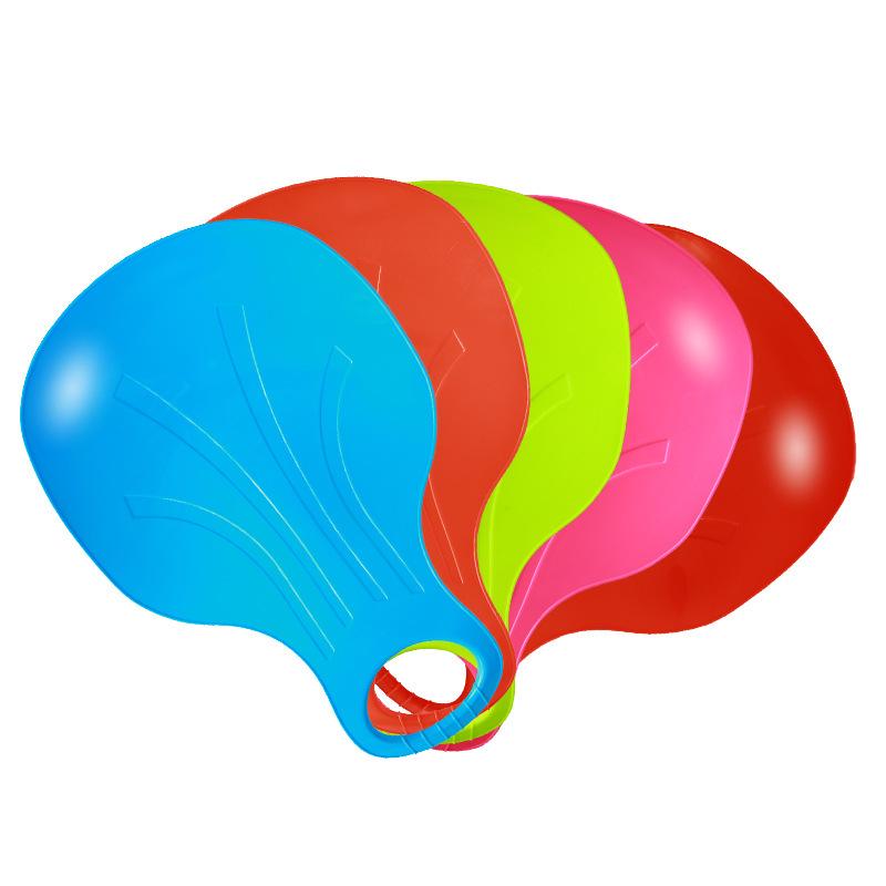 Çocuklar ve Yetişkinler İçin Dayanıklı Yelpaze Şeklinde Kar ve Kum Kaydırak Tahtası