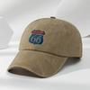 Vintage Route 66 Baseball Cap For Men Women, Retro Distressed Dad Hat, Adjustable Road Trip Snapback Sun Cap