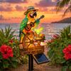 Lumière de Jardin Perroquet Solaire DYS, Lumière Décorative à Piquet Extérieure Étanche à LED, Oiseau Tropical pour Chemin de Jardin, Patio, Cour, Pelouse
