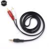 1.1M 1.1mm Jack To 1 RCA Audio Cables Stereo 1.1 Mm Male To RCA Male Coaxial Aux Cable For Laptop TV DVD Amplifier Mp1 Speakers