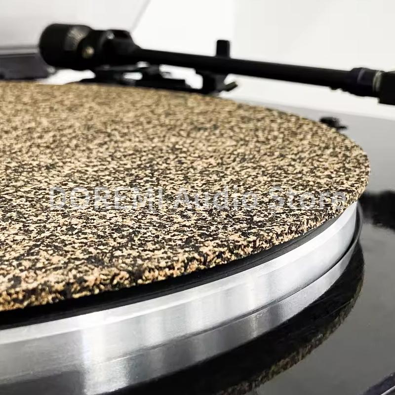 12in LP Vinyl Record Turntable Platter Mat Slip Mat Anti-Static Vibration Reduction Mat For Audio Players Phonograph Accessories