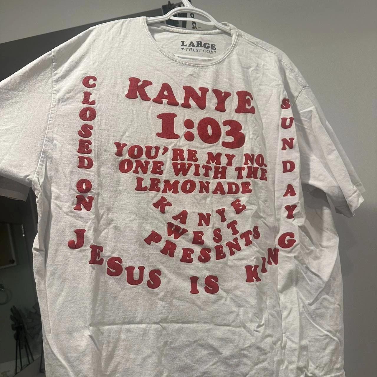 Kanye West Tour T-shirt Reprint 2XL