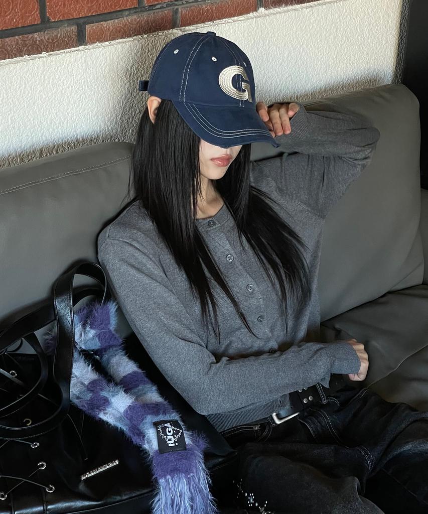 IUGAMAKARAS G Needlework Ball Cap (Navy)