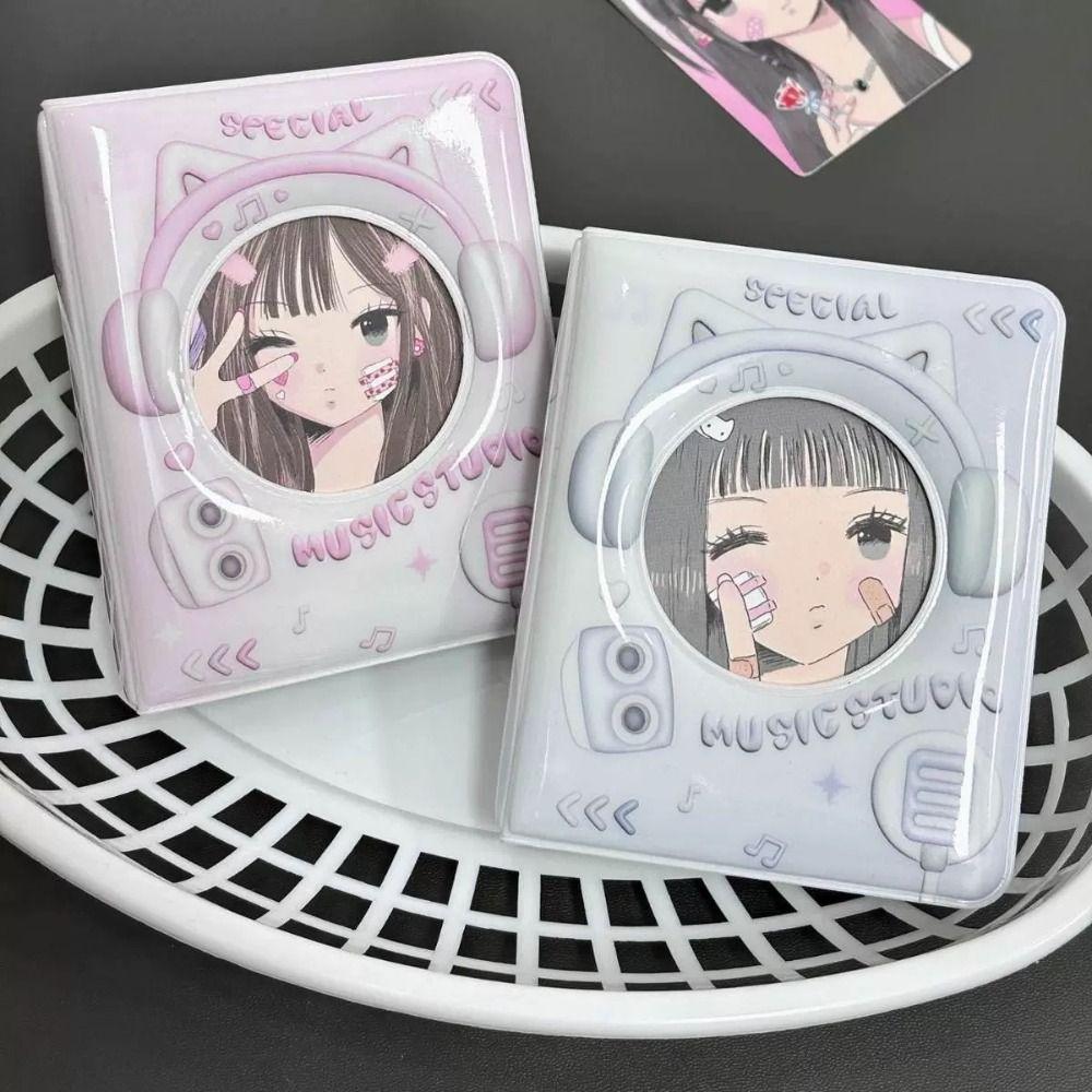 

36Pockets Photocard Holder PVC Photo Holder Cartoon Name Card Book