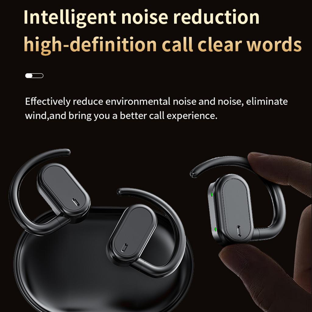 GT04 Wireless 5.4 rphones Music Hdphones Painless rhook rbuds Swtproof Sports Hdset Touch Control Noise Reduction Hands- with Dual Microphone R