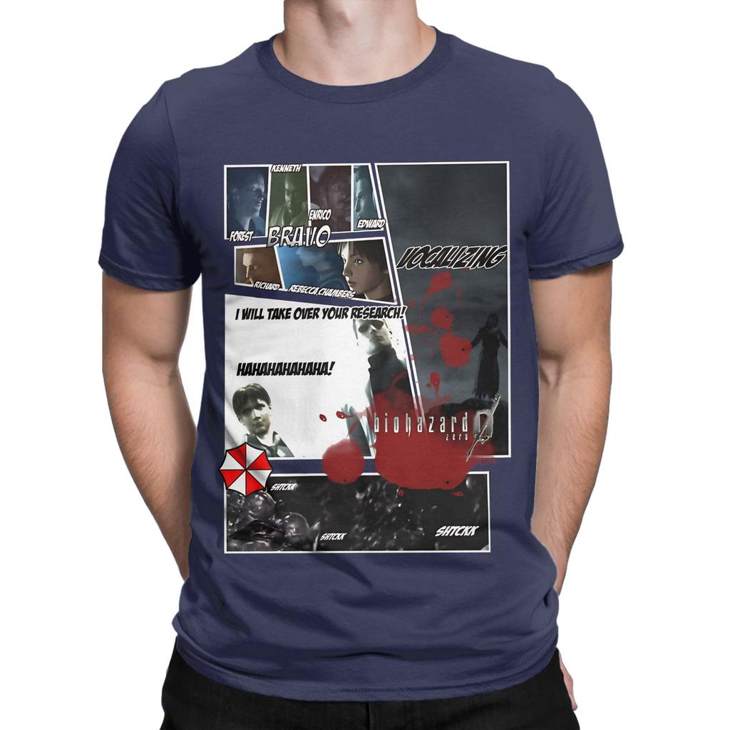 rResident Evil Zero Unisexga Style Novelty Graphic 100 Cotton TShirt rResident Evil CODEVeronica Tees Tops For Unisex