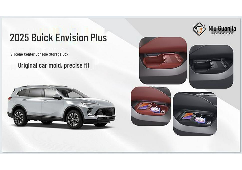 Buick Envision PLUS Silikon Mittelkonsolen unteres Ablagefach Organizer