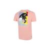 Puma Fierce Cat Tee Letter Print Short Sleeve T-Shirt Unisex Tops Peach-Pink 578840-19