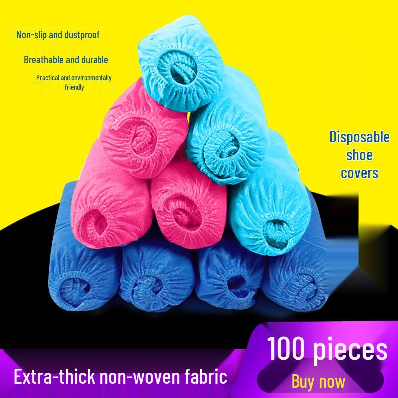Heavy-Duty Disposable Fabric Shoe Covers