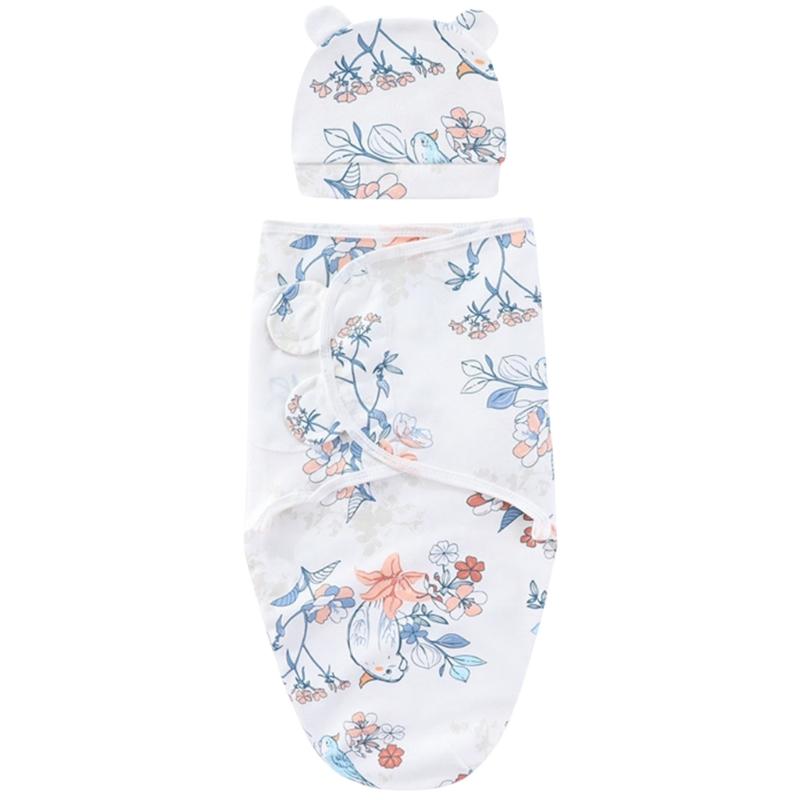 Baby Sleeping Bags Bags with Hat Boy Girl Breathable Sleep Bag Wearable Cotton Wrap Blanket Baby Essential