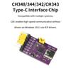 USB To 1/2/4/8 TTL Serial Communication Conversion Module High-speed CH348/344/342/CH343 Chip For Windows Linux macOS