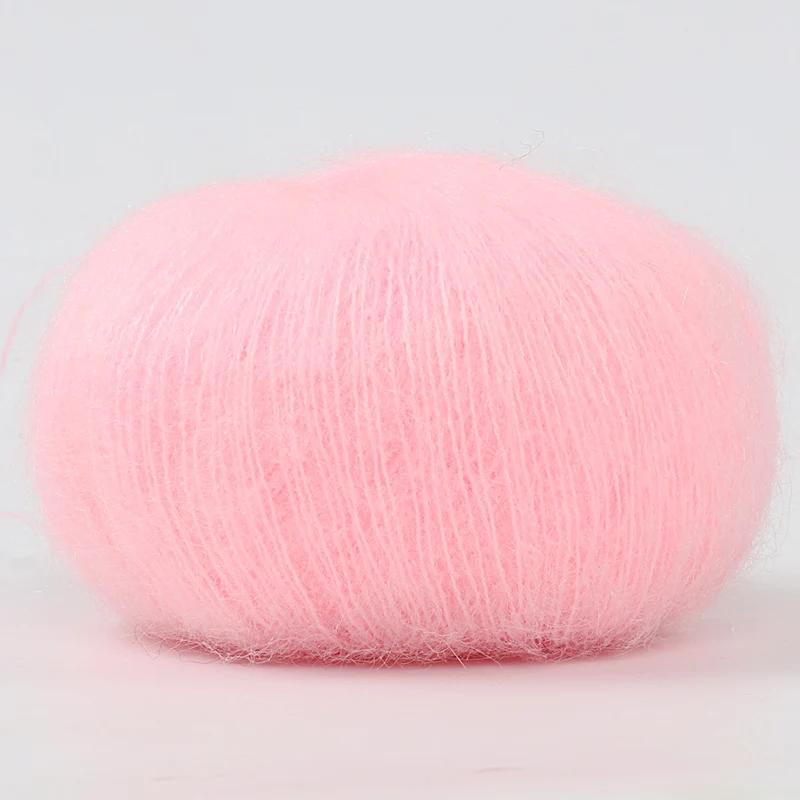 25g/Ball Mohair Hand-woven Diy Material Package Yarn Crochet Skin-Friendly Baby Wool Thread for Knitting Wool Sweater Shawl Yarn