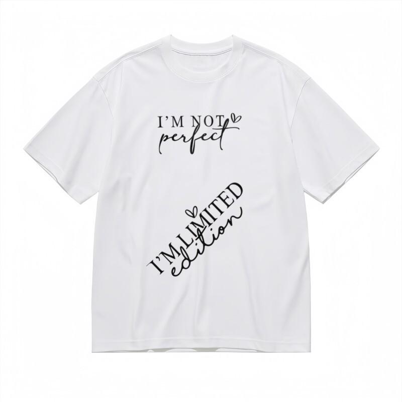 

Men s Trend Classic T-Shirt Self-Love Slogan with Heart Accent Design Cotton Tee M