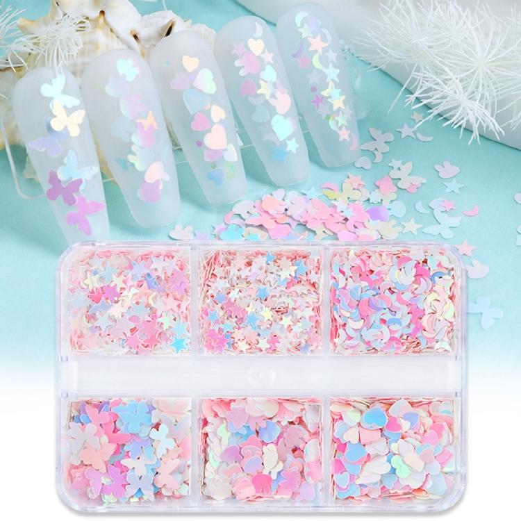Nail Glitter Sequins Mix Manicure Decoration Sparkling Sequins for DIY Nail Art