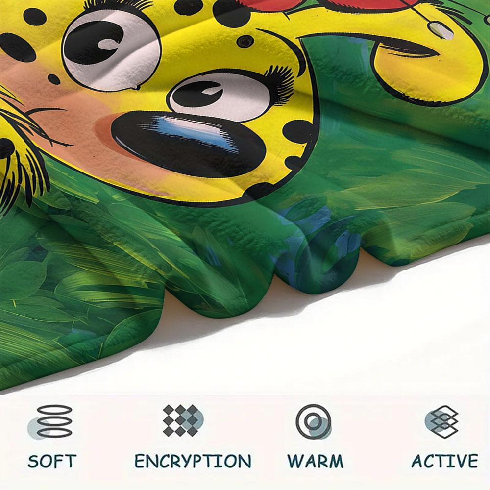 Marsupilami Blanket, High Quality Comfortable for All Seasons, Home Decor, Warmth and Comfort