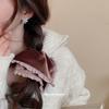 Fabric lace large intestine hair band French elegance temperament ponytail hair rope headrope hair accessories women