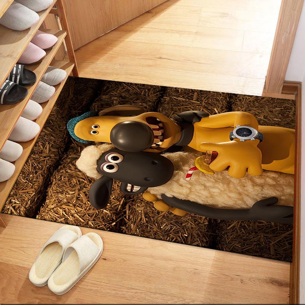 Shaun Sheep Square rugs are a great choice for living rooms, bedrooms, home décor, and as gifts.