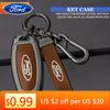Car Sticker Ford New 2025 Hot Car Keychain Luxury Key Ring Holder Car Key Buckle Jewelry Gift For Ford Focus Mondeo Mk4 Mk5 Rang