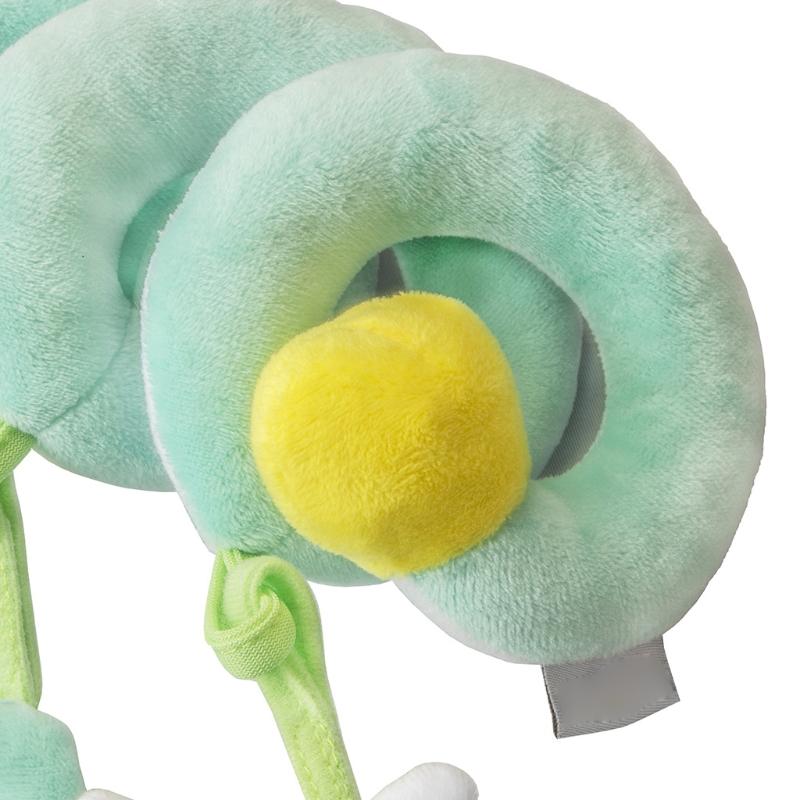 Crib Rattle Plush Bed Surrounding Hanging for Doll Early Education Soft Toy with Teething for Stroller Car for Seat Deco