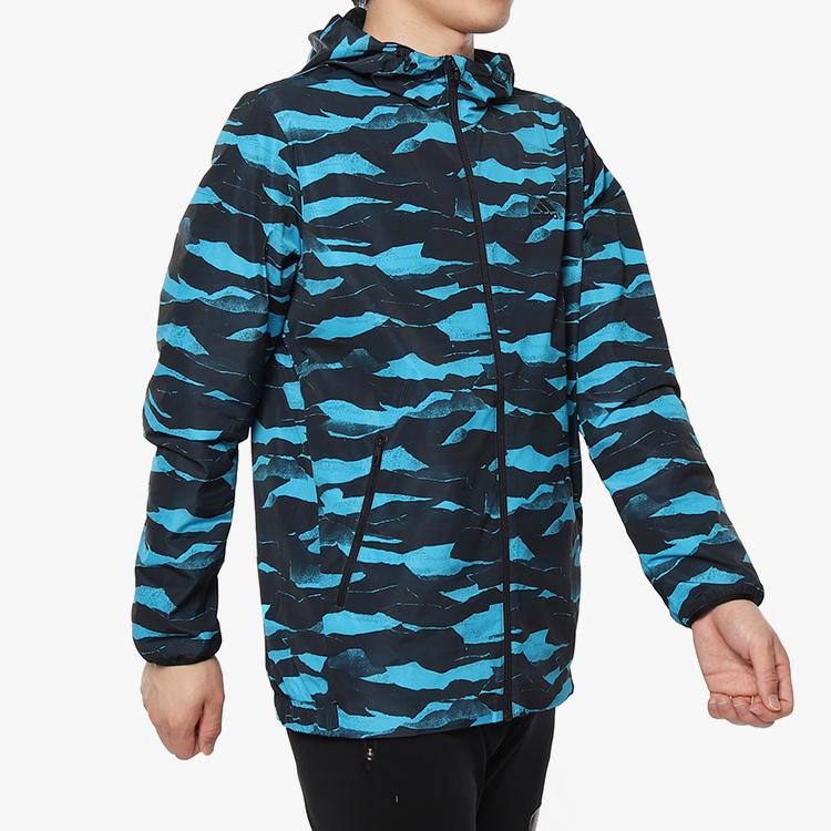 Adidas Maskáčová větrovka Sportovní bunda Pánská Svrchní oblečení Legendary-Ink-Blue DW4656