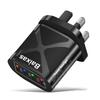4-Port USB Travel Charger 5V/2.4A Fast Charge - AU/EU/UK/US Plug