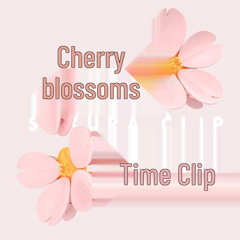 3D Magnetický klip na potravinový sáček s motivem třešňového květu & Magnet na ledničku