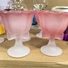 Elegant High-Stem Glasses for Ice Cream, Jelly, Champagne, Wine, Cocktails & Coffee