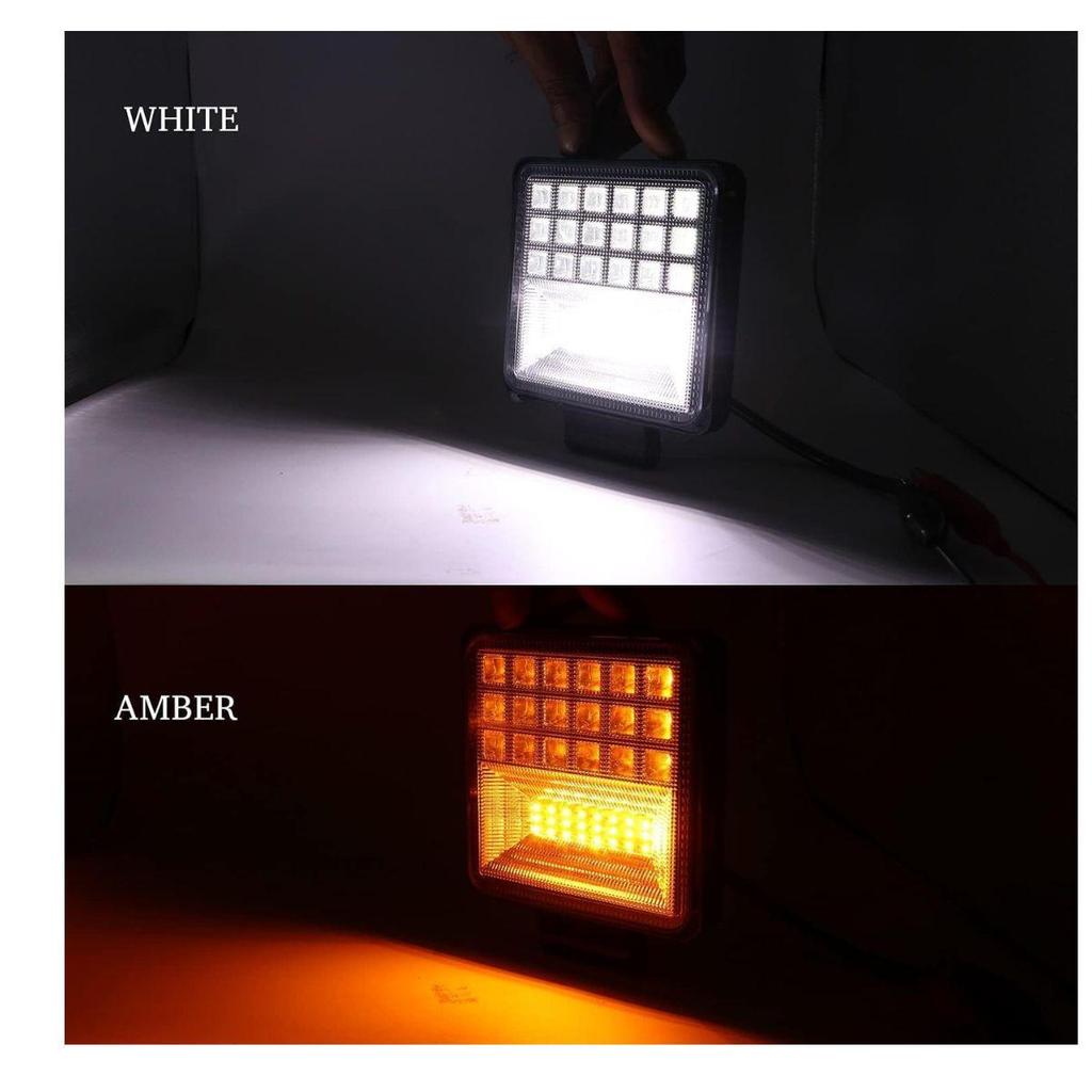 Traktori töötuled 4-tollised 126W LED-prožektorid, 12V–24V maastikusõidu tuled veoautole, ATV-le, UTV-le, paadile, pikapile, golfikärpile, lumepuhurile – 2 tk