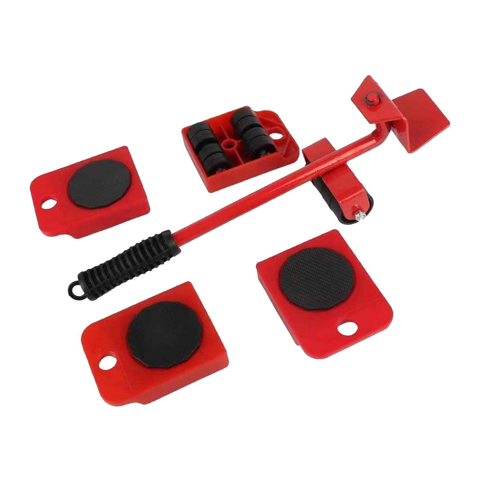 

Heavy Furniture Roller Move Tool Set with 4 Sliders Heavy Furniture Moving Roller Set for Heavy Furniture Sofas Refrigerators червоний