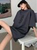 Plus Size Korean Style Loose Fit Summer T-Shirt for Women