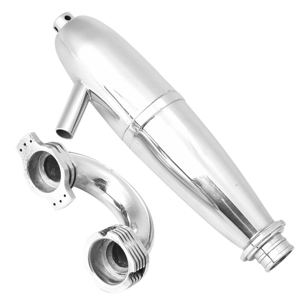 Dual Exhaust Joint Tube for HSP Redcat 1 8 RC Car for SH GO 21 28CXP Engine