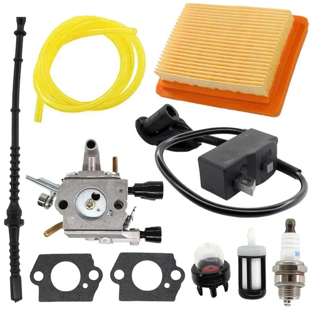 Carburetor Kit For Stihl FS120 FS200 FS250 FS250R FS300 FS350 Trimmer Brushcutter 4134 120 0653,4134 400 1301,4134 141 0300