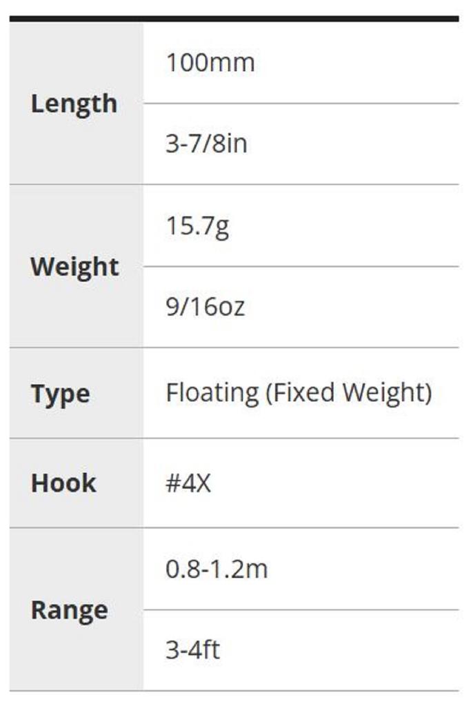 Duo Realis Fangbait 100SR Floating Lure ASA3386 (1141)