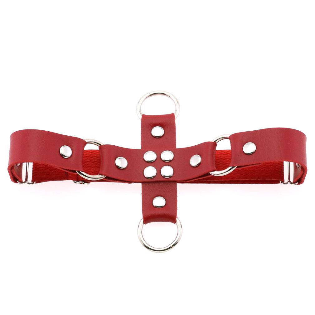 Fxcube New Goth Punk Leg Strap Garter Belt Pentagram Thigh Harness Women Girls Gothic Cosplay Accessories Harajuku Egirl Jewelry