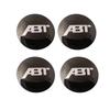 56mm Modified Car Wheel Center Emblem Hub Caps Stickers For ABT Logo Golf Passat Jetta Touareg Tiguan Caddy Vento Bora Mk6